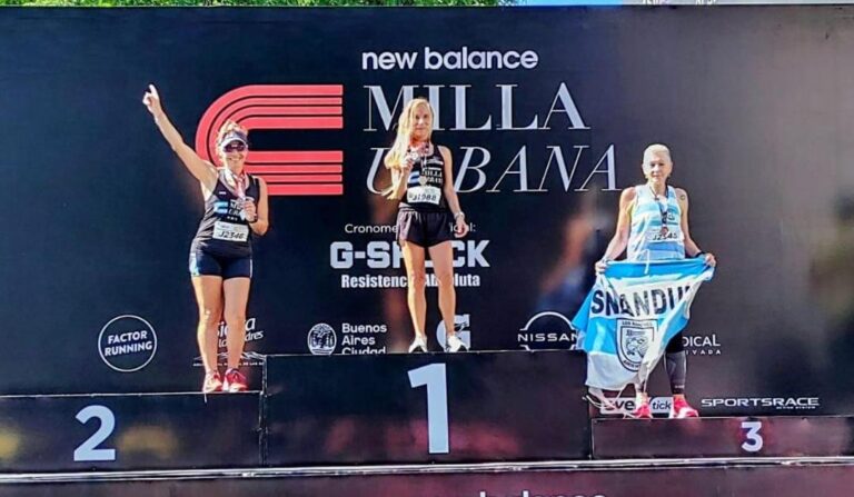 Stella Maris Amado logró el récord nacional de la milla urbana
