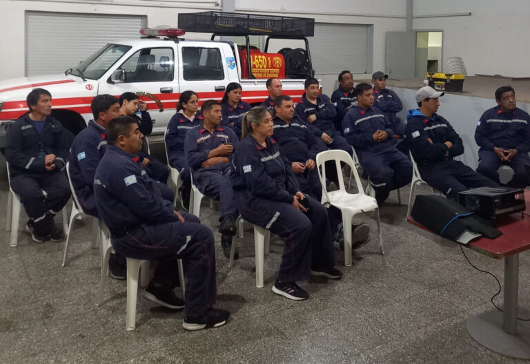 Capacitaciones de Bomberos de Dudignac
