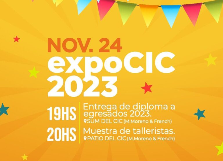 Se realizará la exposición de talleres del CIC