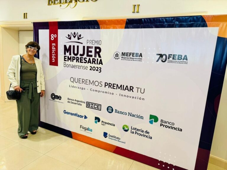 Una nuevejuliense fue distinguida como Mujer Empresaria Bonaerense