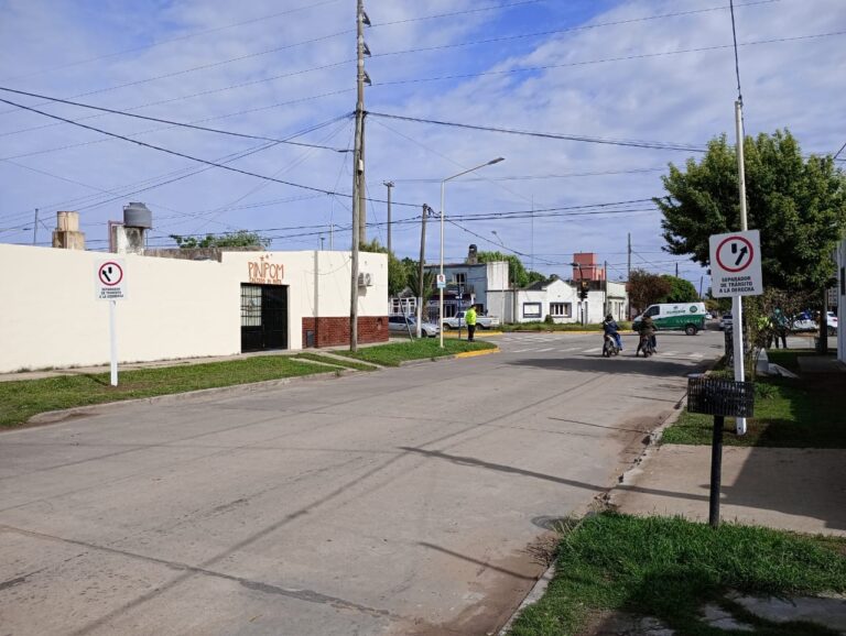 Urquiza y San Juan: señalización ante los cambios