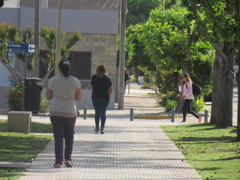 Los registros de las temperaturas durante la semana