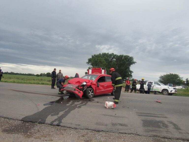 Accidente en Ruta 65, cerca de 9 de Julio