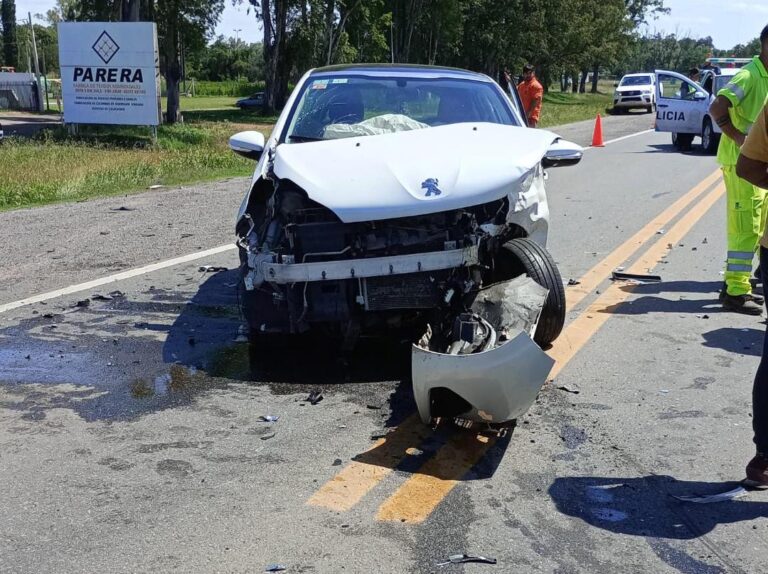 Accidente en Ruta 5 a la altura del Acceso Brown