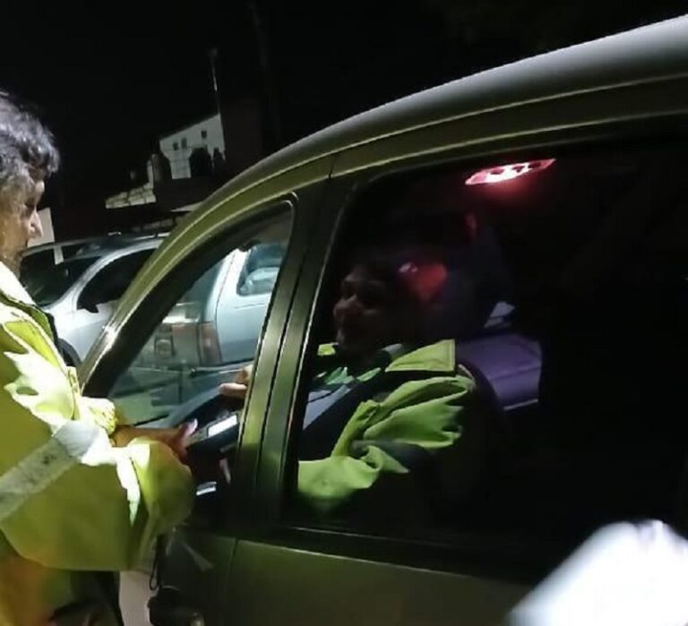 Tránsito realiza controles de alcoholemia