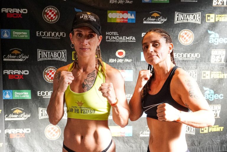 Se realizó el pesaje oficial para el Festival de Boxeo