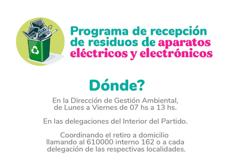 Aparatos en desuso: programa para desecharlos
