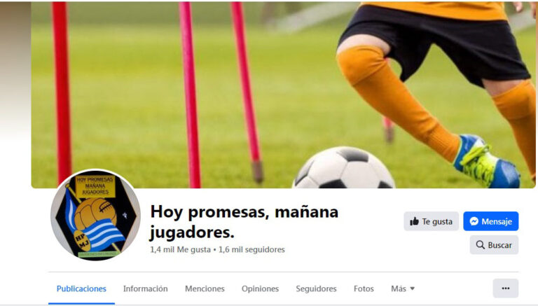 Hackearon una página de fútbol infantil