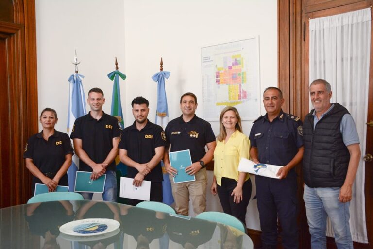 Reconocieron al personal de la Sub DDI Bragado