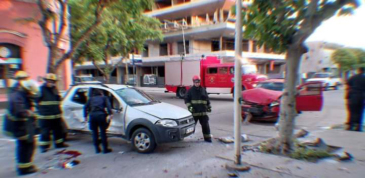 Fuerte impacto en pleno centro