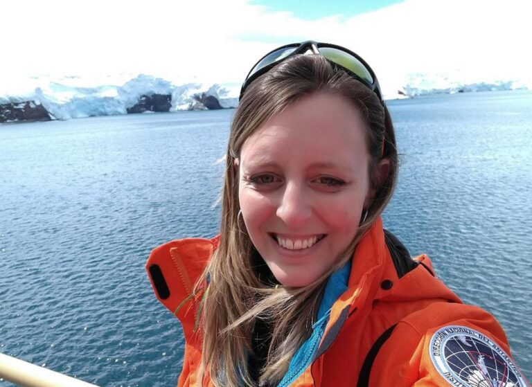 Una investigadora nuevejuliense en suelo antártico