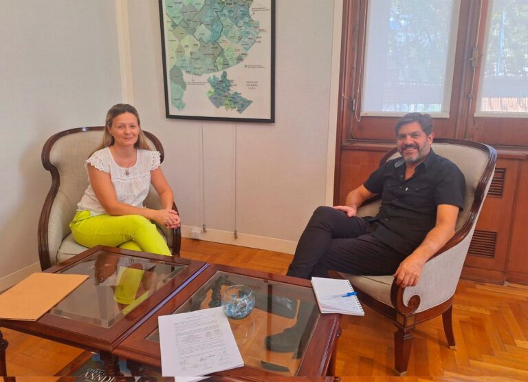 María José Gentile se reunió con el Ministro de Gobierno de la Provincia