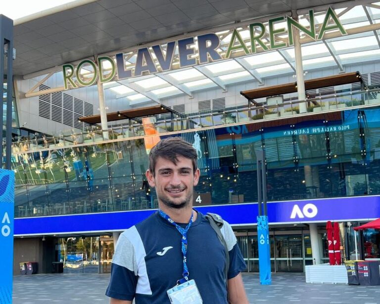Mariano Navone jugó en el Abierto de Australia