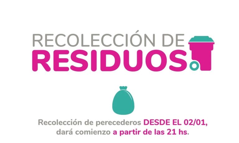 Horario de verano para la recolección de residuos