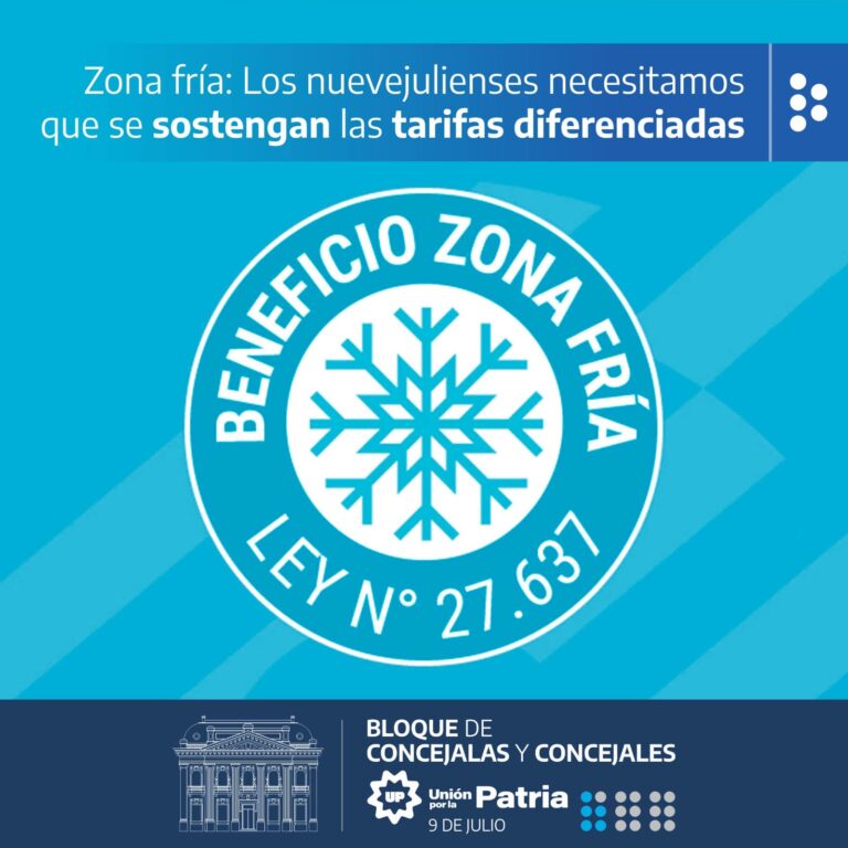 Zona Fría: proyecto de Unión por la Patria