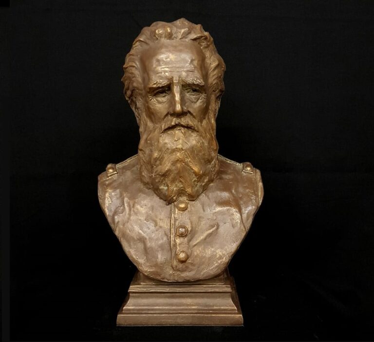 Un nuevo busto de Julio de Vedia, fundador de 9 de Julio