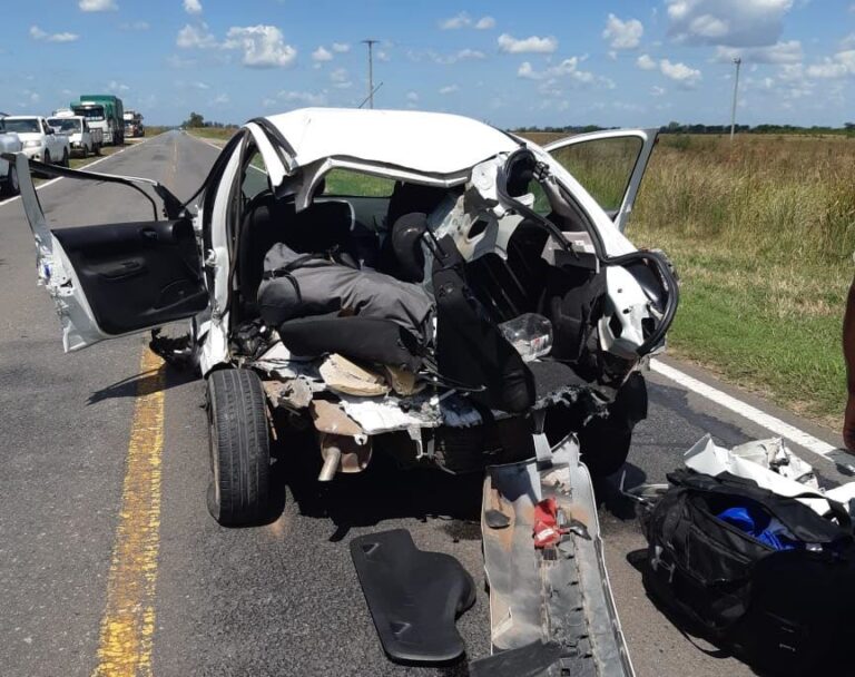 Tres rodados involucrados en Accidente de Ruta 65