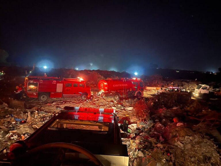 Se registraron incendios en el basural de 9 de Julio