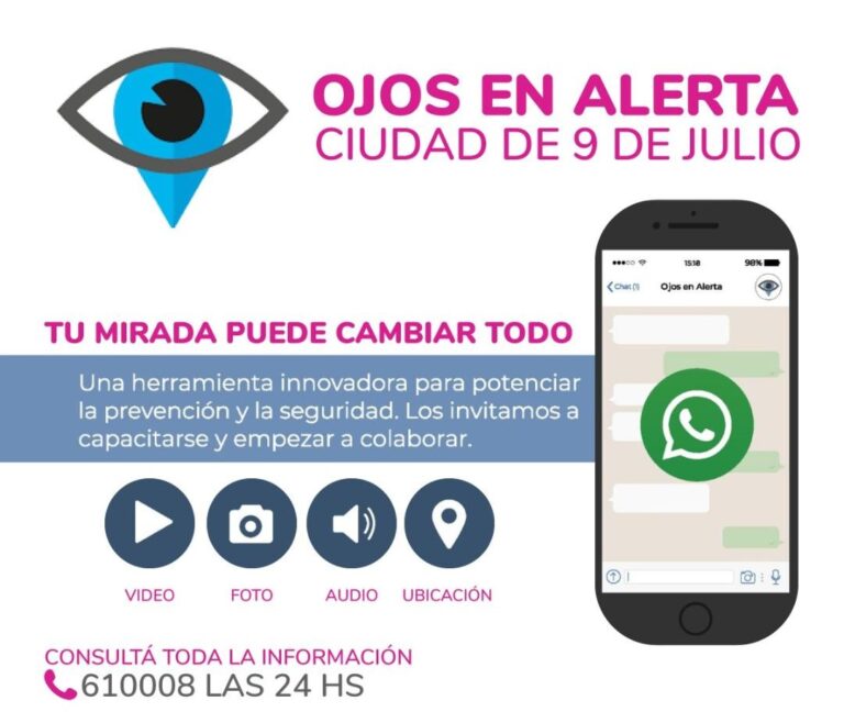 “Ojos en Alerta”: vecinos pueden colaborar