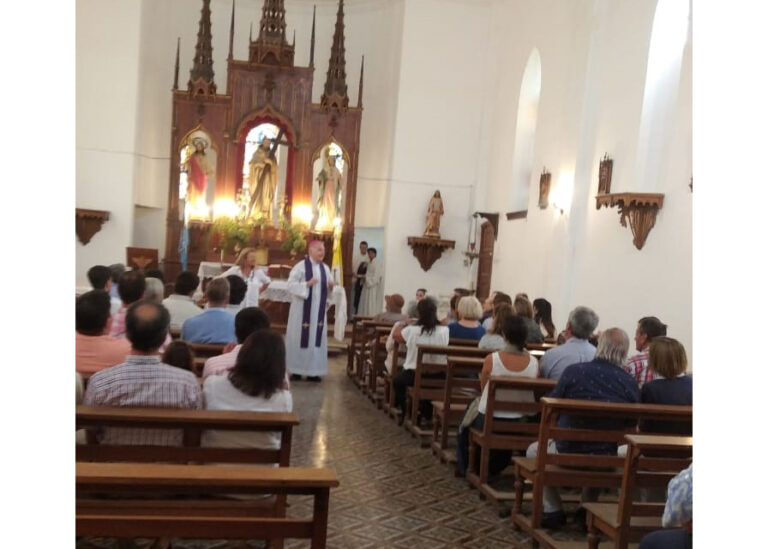 El Obispo Ariel Torrado celebró misa en acción de gracias