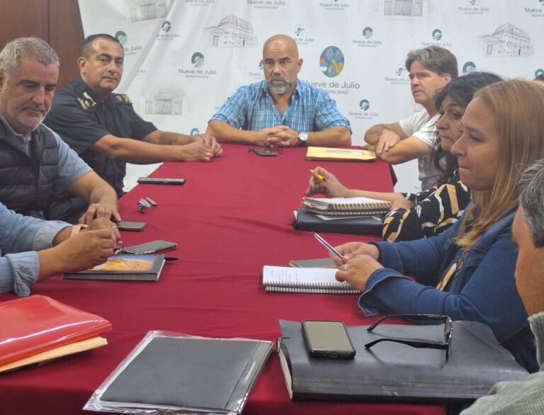 Abordaron la seguridad en las localidades del interior del Partido