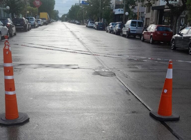 Tránsito interrumpido en Av. Mitre y Santa Fe