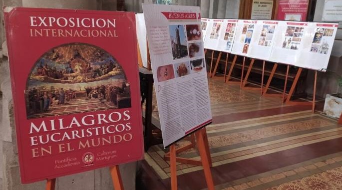 Arribará a 9 de Julio la Exposición sobre los Milagros Eucarísticos