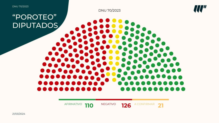 Reporte DNU N° 70/24: Rechazo en el Senado, ¿y en Diputados?