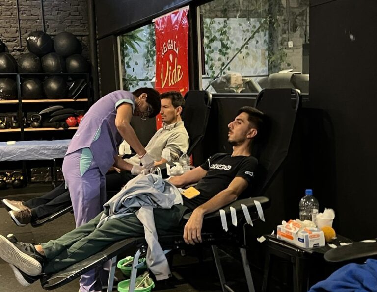 Valioso aporte a la colecta de sangre: 55 donantes
