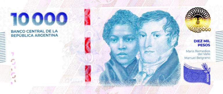 Salen a circulación los billetes de $10.000
