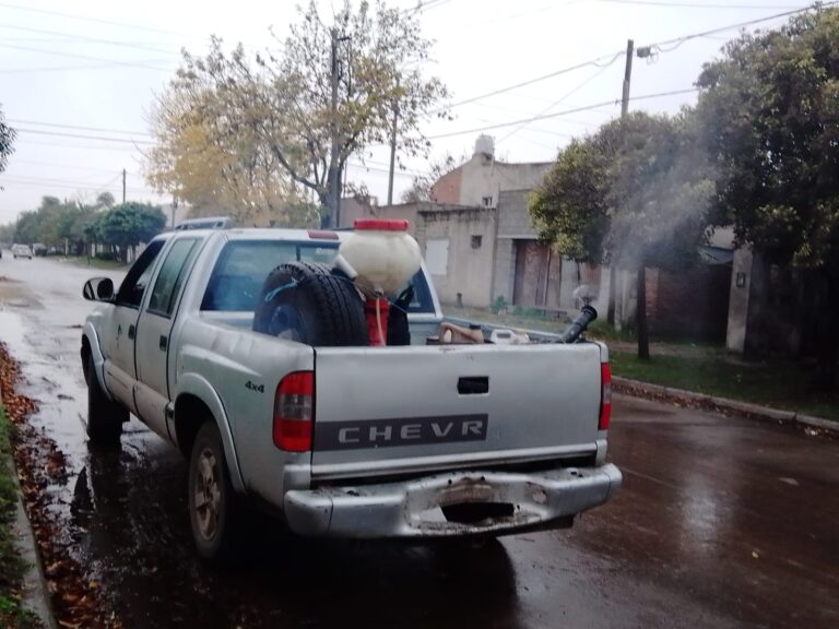 Fumigaciones contra los mosquitos en 9 de Julio