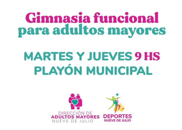 Invitan a sumarse a Gimnasia Funcional