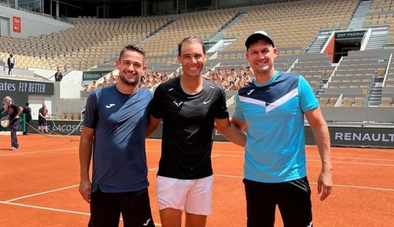 Roland Garros: Navone entrenó con Rafa Nadal