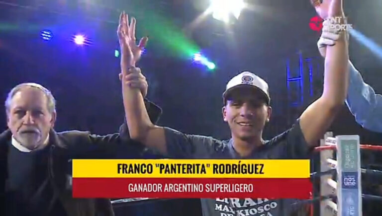 «Panterita» Rodríguez es Campeón Argentino de Boxeo