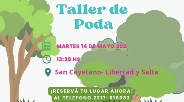 Capacitación abierta sobre poda
