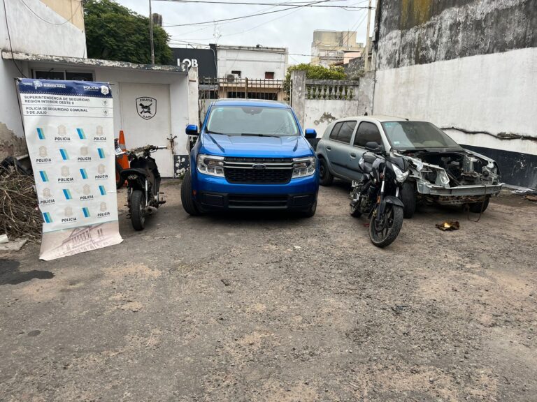 La Policía secuestró rodados en 9 de Julio