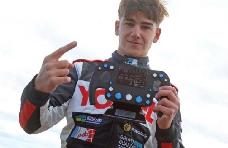 Nuevo podio para Santiago Baztarrica en la F2 Argentina