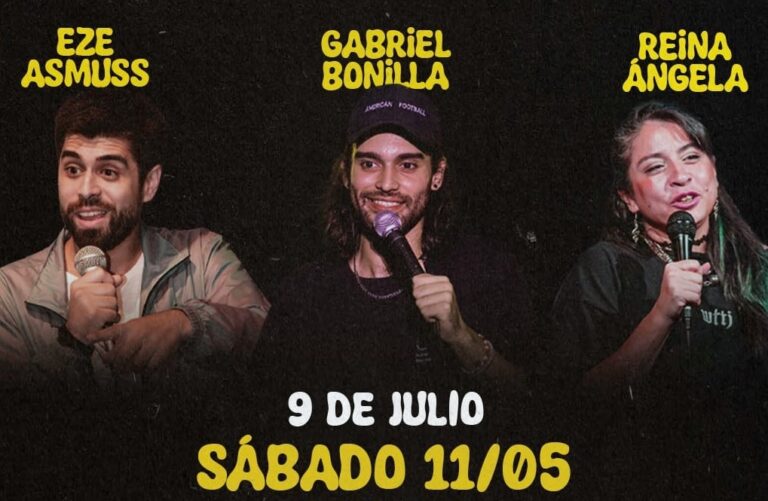 Stand Up Comedy llegan a 9 de Julio y Carlos Casares