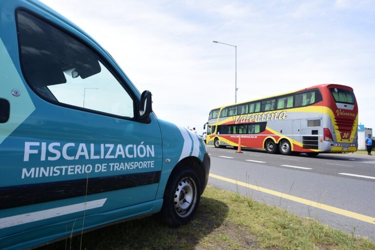 Transporte intensifica los controles en territorio bonaerense
