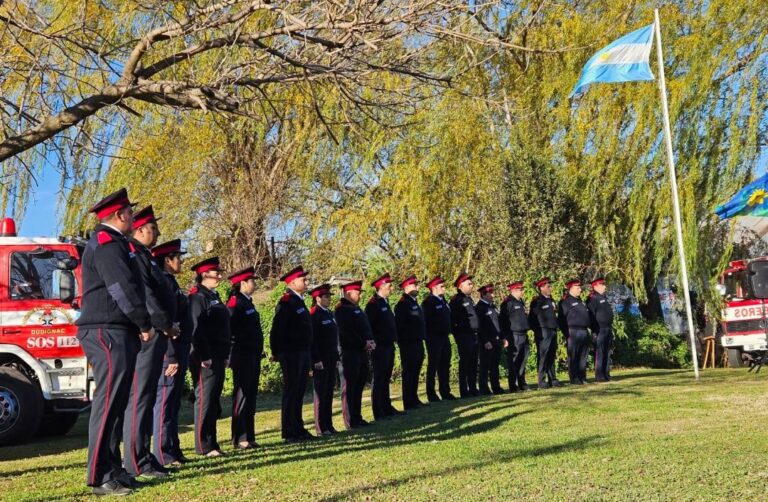 Día del Bombero Voluntario: acto en Dudignac