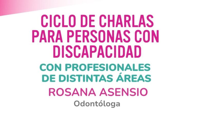 Hoy nueva charla de Discapacidad