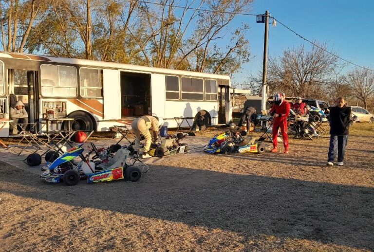 Se realizaron pruebas en el Kartódromo