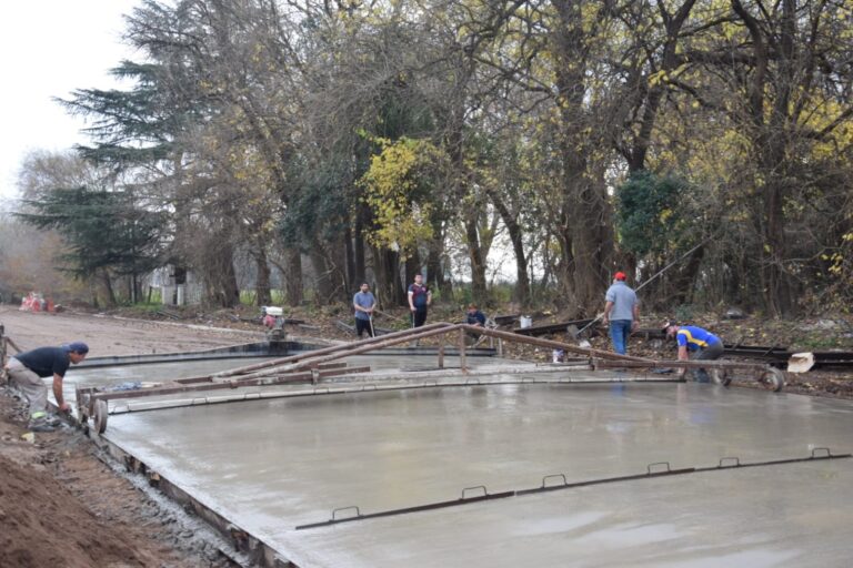 Nueva etapa de la pavimentación de calle Schweitzer
