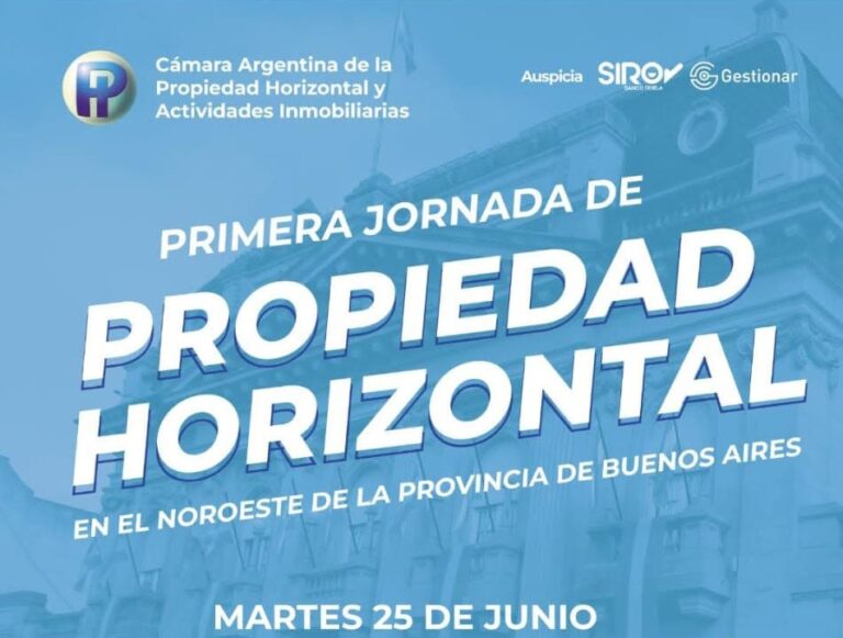 Se realizará en 9 de Julio una importante Jornada de Propiedad Horizontal
