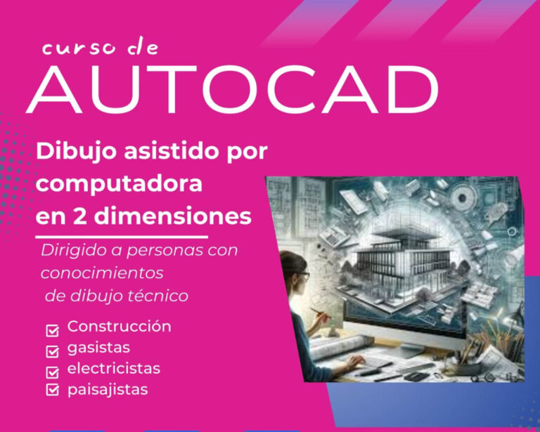Se dictará desde agosto un curso de AUTOCAD