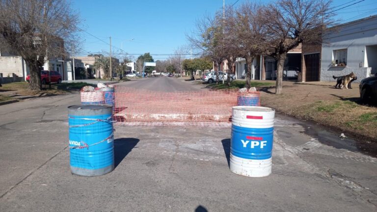 Reparación de pavimento en las calles de la Ciudad