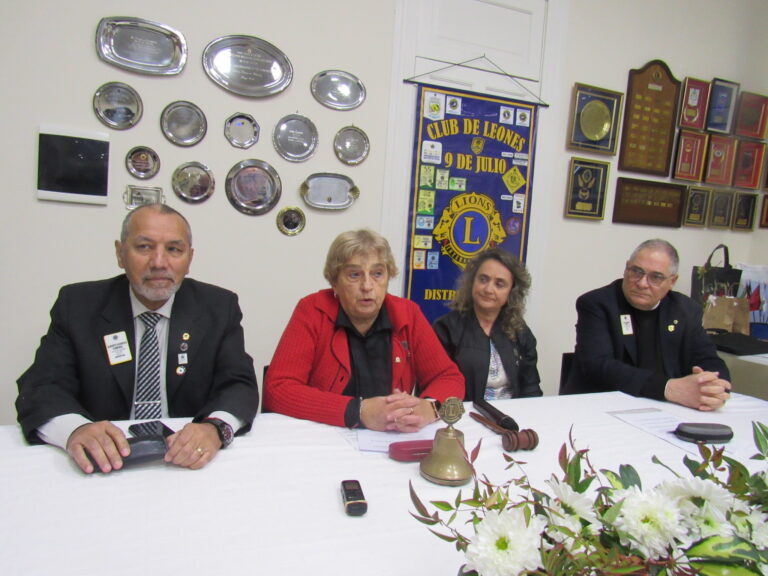Asumieron autoridades del Club de Leones de 9 de Julio