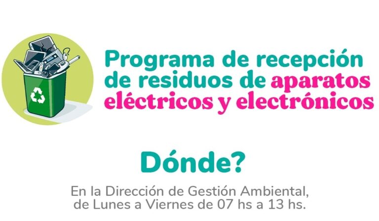 Recepción de aparatos eléctricos y electrónicos en desuso