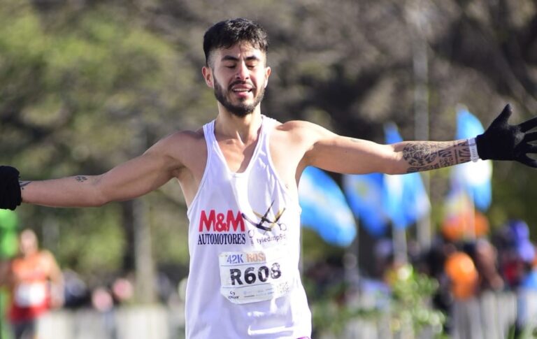Gran actuación de Damián Lorito en la Maratón de Rosario