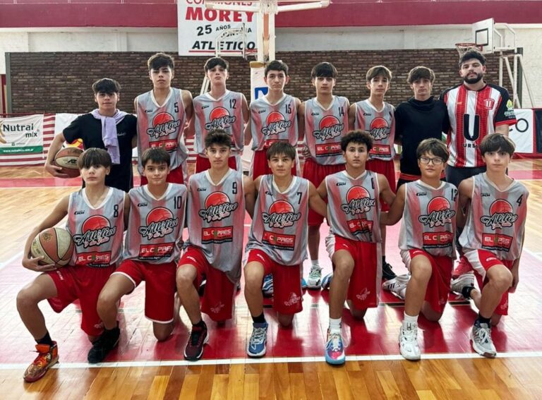 Básquet masculino: Atlético 9 de Julio 2° en la Copa de Oro U15